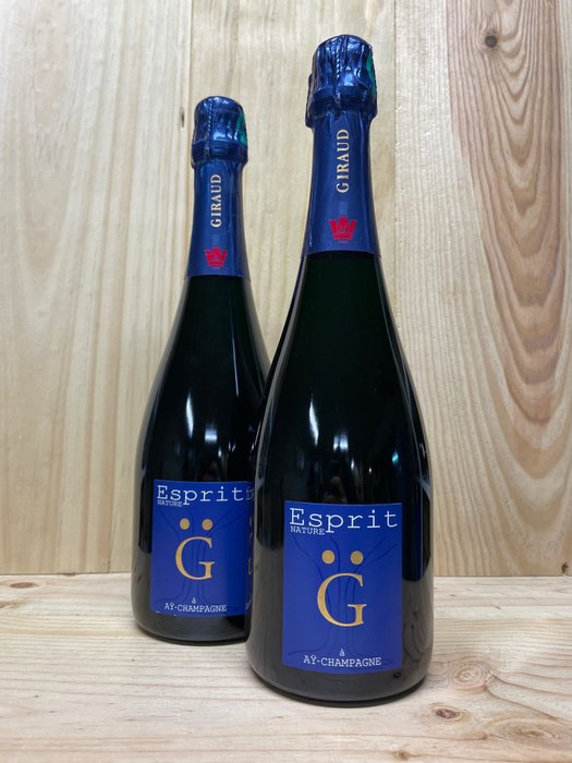 Henri Giraud, Esprit Nature - Champagne Brut - 2 Flasker (0,75 L)