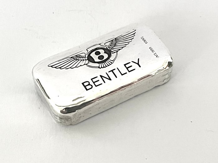 100 gram - Sølv 999 - -No Reserve- Bentley  (Ingen mindstepris)