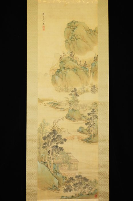 Landscape - Shungyu 春牛 - Japan - Meiji-perioden (1868-1912)  (Ingen mindstepris)