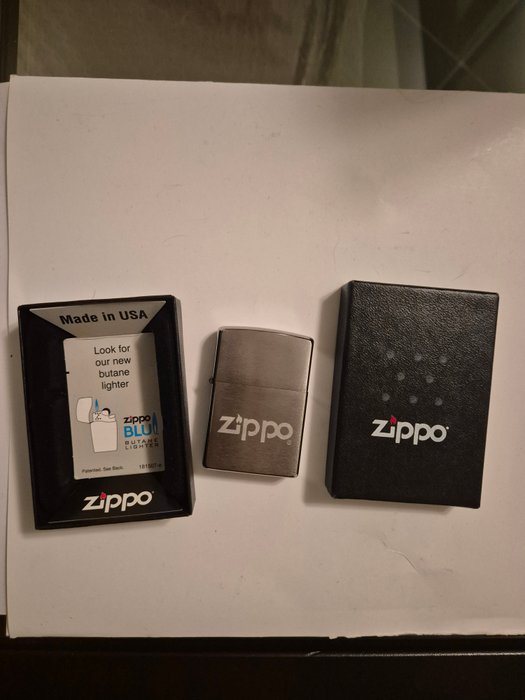 Zippo - Lighter - Forsølvet