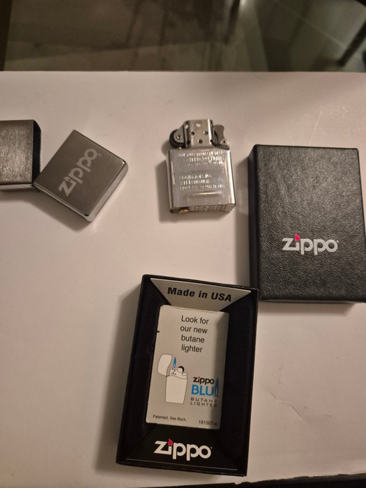 Zippo - Lighter - Forsølvet