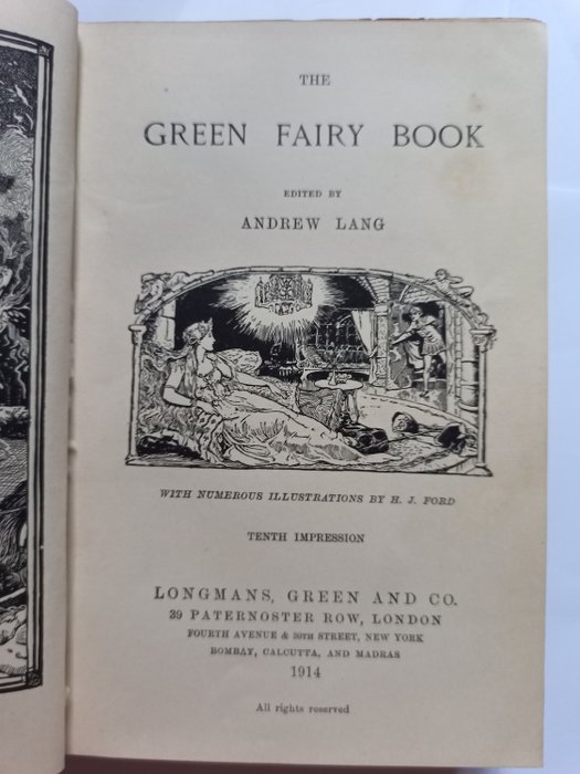 Andrew Lang/H J Ford - The Green Fairy Book - 1914