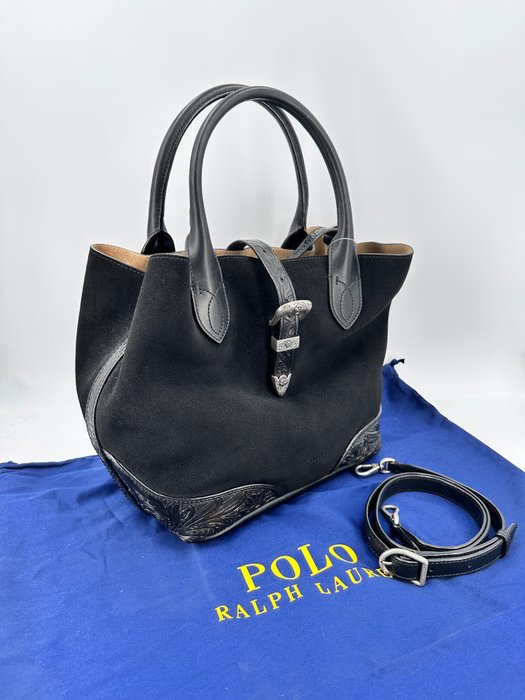 Polo Ralph Lauren - Open Tote Medium Black - Taske