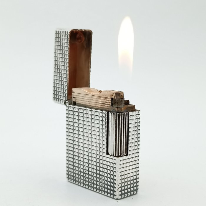 S.T. Dupont - Line 1 - Pequeño - Lighter - Forsølvet