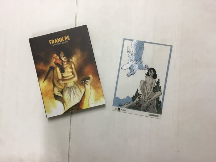 Frank Pé - Une vie en dessins + Ex-libris sur plexi - C - 1 Album - Første udgave - 2020