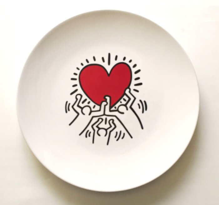 Keith Haring (after) - Porcelain Plate