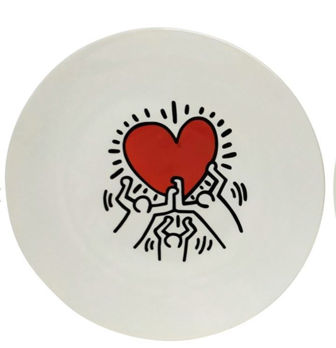 Keith Haring (after) - Porcelain Plate