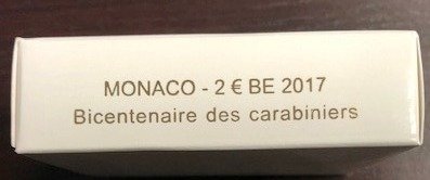 Monaco. 2 Euro 2017 "Carabiniers" Proof