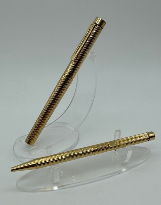 Sheaffer - Targa - 1005 - 18kt Gold Plated *2 pieces Set* - Pen