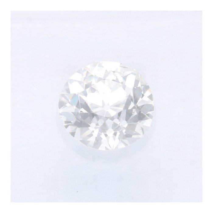 1 pcs Diamant  (Natur)  - 0.94 ct - Rund - G - SI1 - International Gemological Institute (IGI) - Gammelt europæisk snit