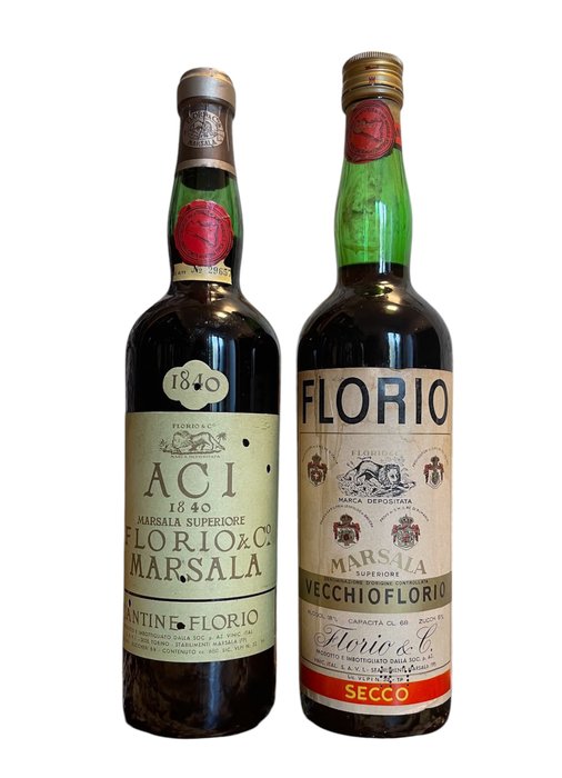 1840 ACI Florio Marsala  Vecchio Florio Marsala Superiore Secco - Sicilien - 2 - 680cc