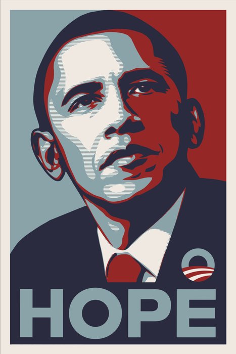 Shepard Fairey (OBEY) (1970) - Obama HOPE + Bonuses