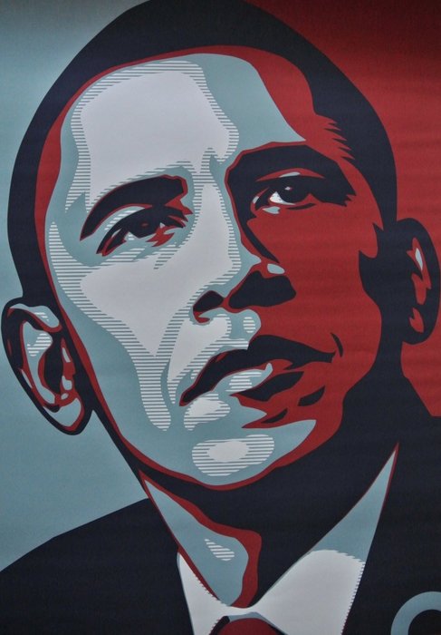 Shepard Fairey (OBEY) (1970) - Obama HOPE + Bonuses