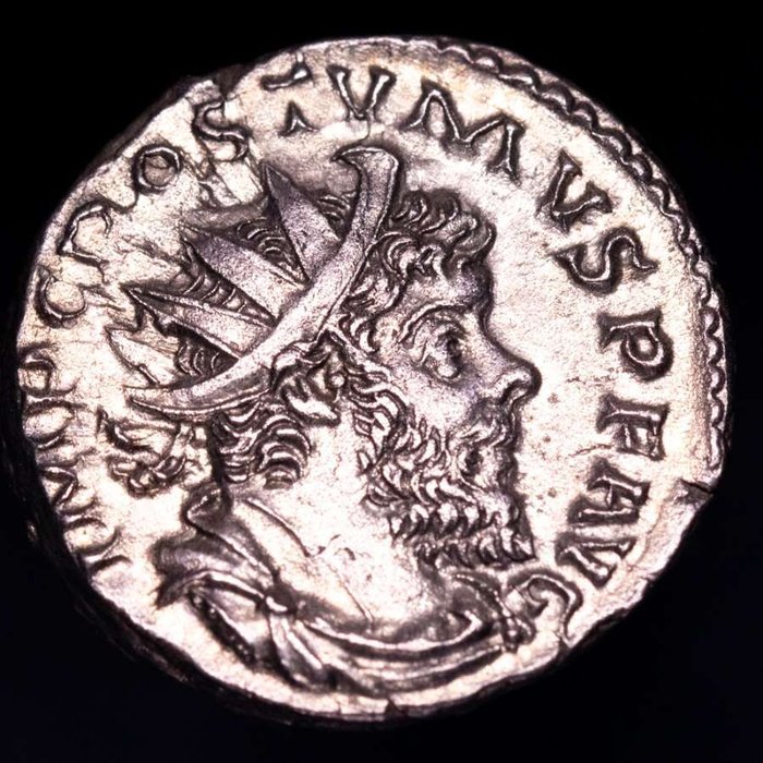 Romarriket. Postumus (AD 260-269). Antoninianus Treveri mint. FELICITAS AVG  (Ingen mindstepris)