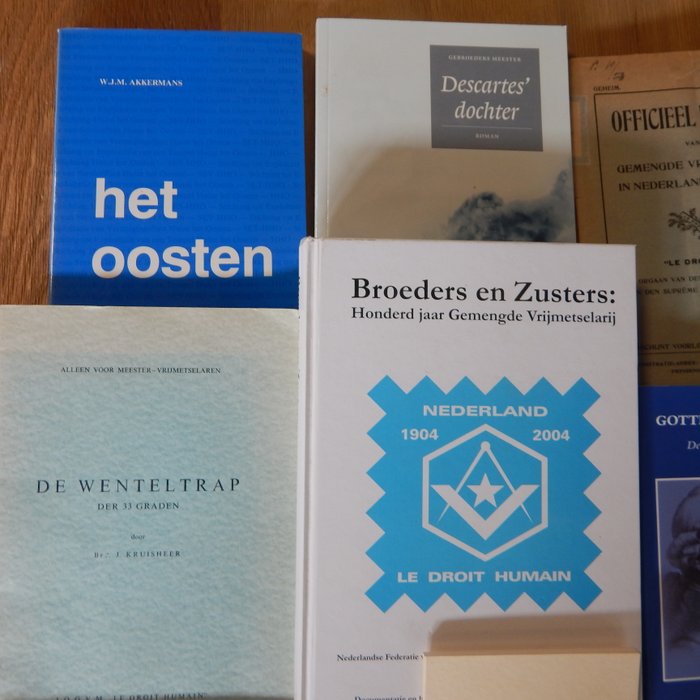 diverse auteurs - vrijmetselarij collectie boeken - 1905