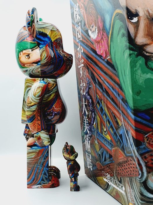 Medicom Toy x Kazuo Umezz - Be@rbrick  The Great Art Exhibition by  Kazuo Umezu 400%  100% 2021