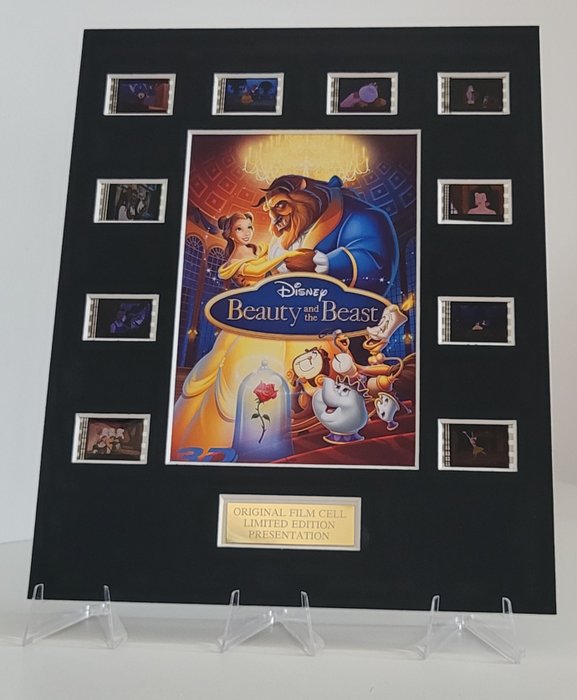 Beauty and the Beast - Framed Film Cell Display with COA