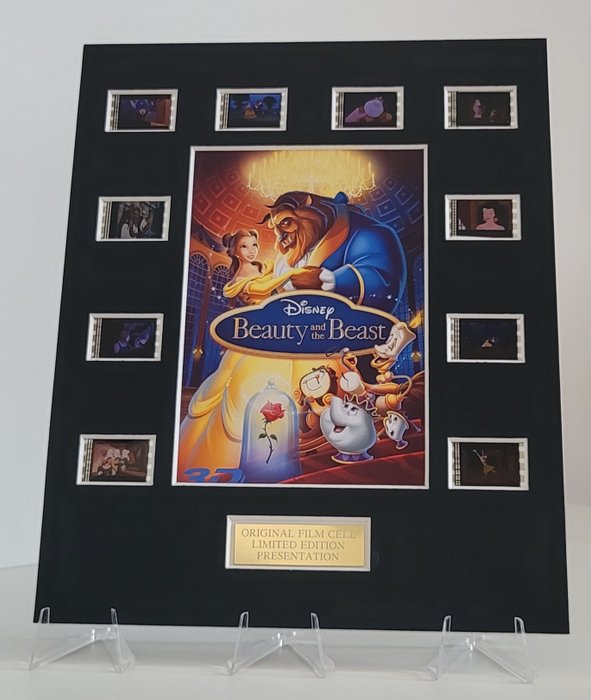 Beauty and the Beast - Framed Film Cell Display with COA