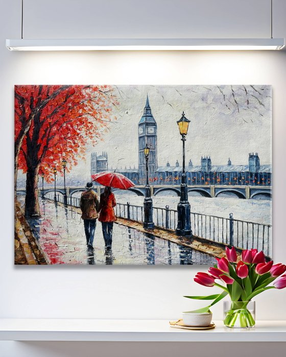 CleliaArt - Rainy London Walk