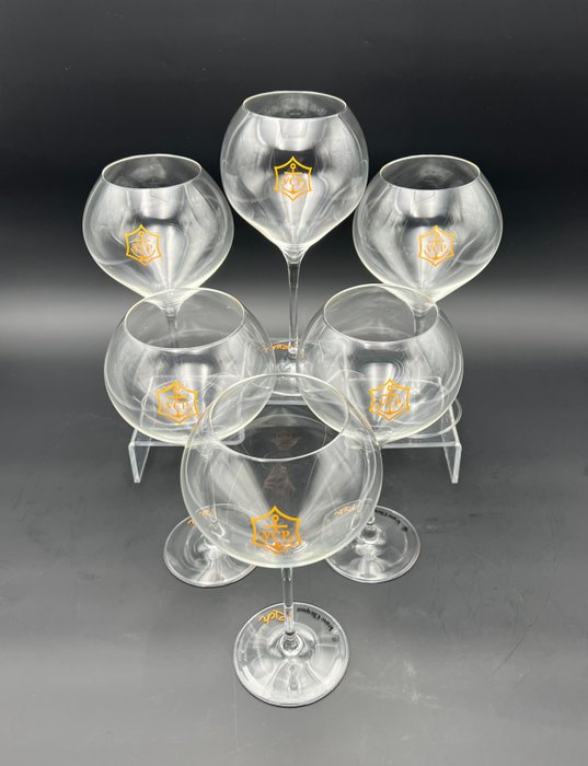 Veuve Clicquot Ponsardin - Veuve Clicquot - Champagnefløjte (6) - RIG C6 - Glas