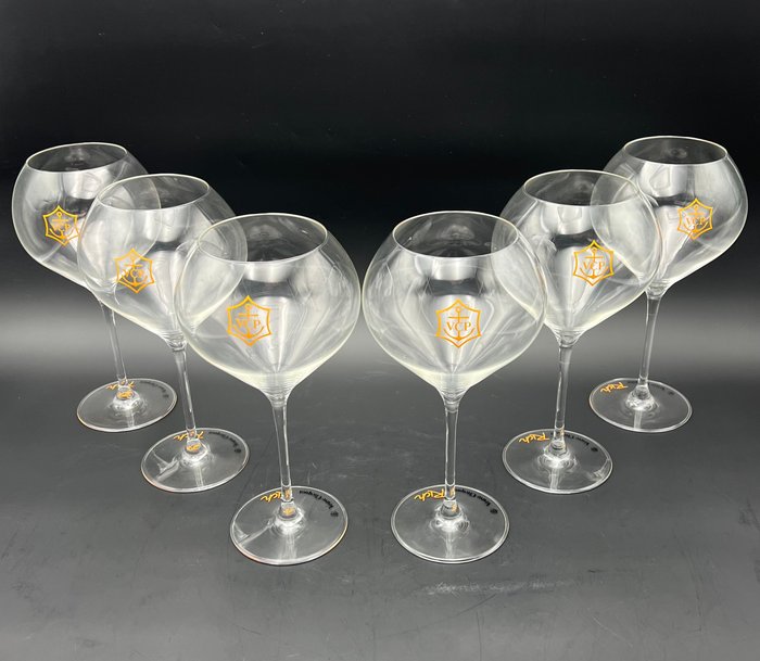 Veuve Clicquot Ponsardin - Veuve Clicquot - Champagnefløjte (6) - RIG C6 - Glas