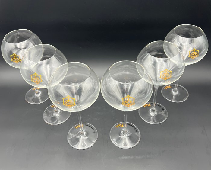 Veuve Clicquot Ponsardin - Veuve Clicquot - Champagnefløjte (6) - RIG C6 - Glas