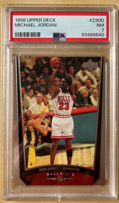 1998 Upper Deck Michael Jordan - PSA 7, 6, 5, 4 - 5 Graded card