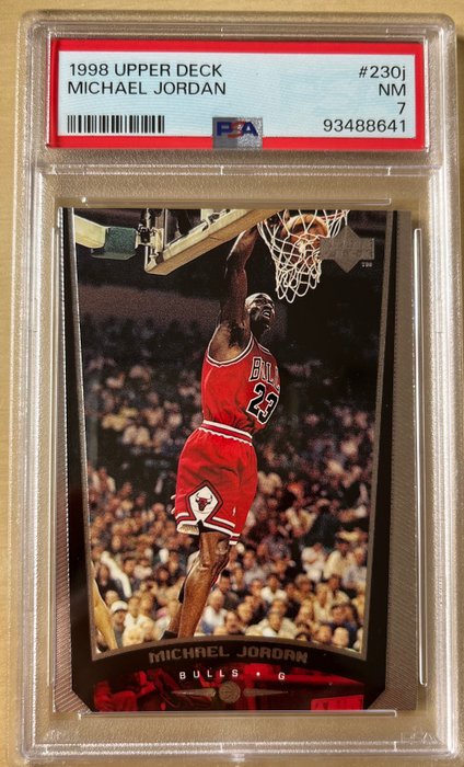 1998 Upper Deck Michael Jordan - PSA 7, 6, 5, 4 - 5 Graded card