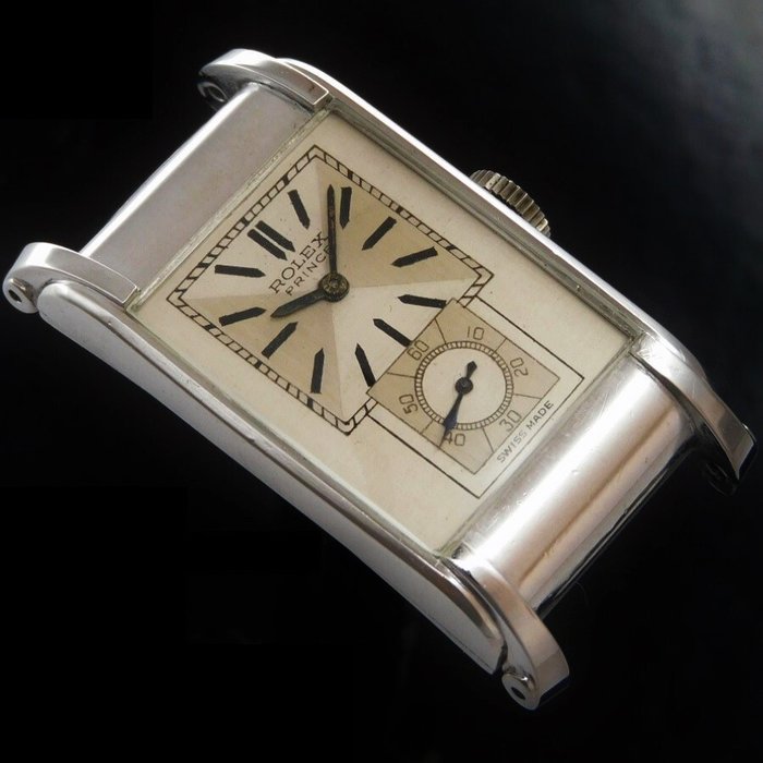 Rolex - Prince Doctor Watch Ref.3937 Wide double Stepped " Railway" in 1926 Caliber.300 Already serviced - Mænd - 1901-1949