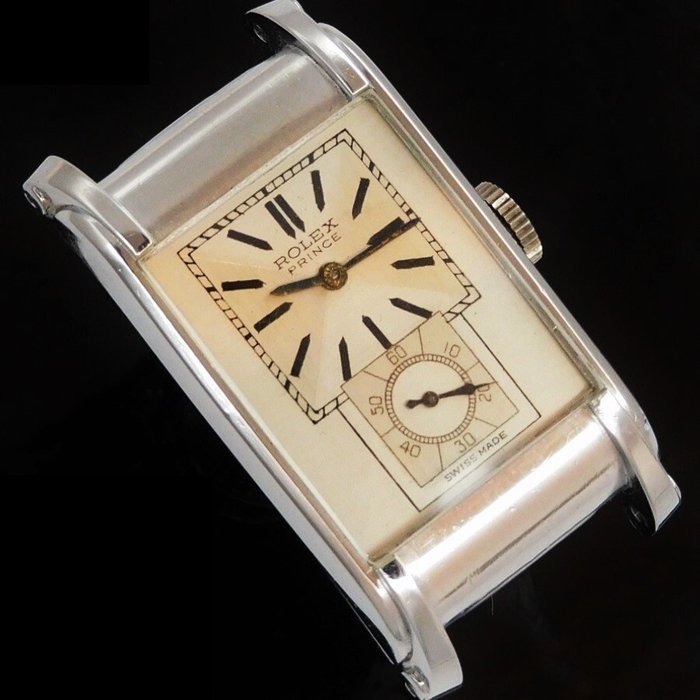 Rolex - Prince Doctor Watch Ref.3937 Wide double Stepped " Railway" in 1926 Caliber.300 Already serviced - Mænd - 1901-1949