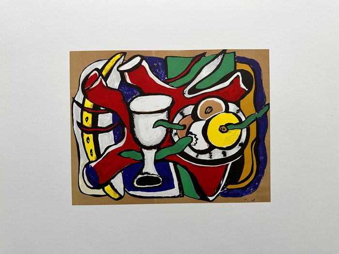 Fernand Léger (1881-1955) - Nature morte au vase blanc (1948)