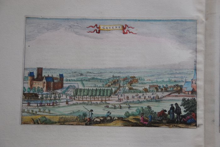 Belgien - Gavere, Ninove, Herdersem, Ronse; J. Blaeu - [4 afbeeldingen] - 1621-1650