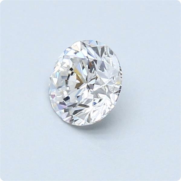 1 pcs Diamant  (Natur)  - 0.50 ct - Rund - D (farveløs) - VVS2 - Gemological Institute of America (GIA)