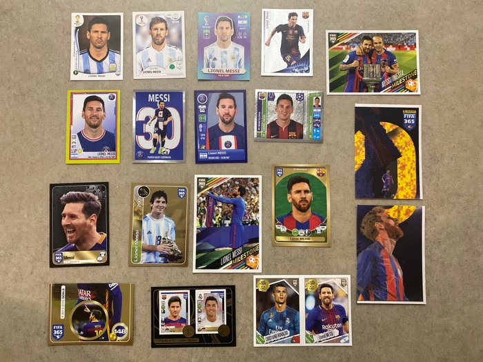 Panini - Messi - All different - 18 Loose stickers