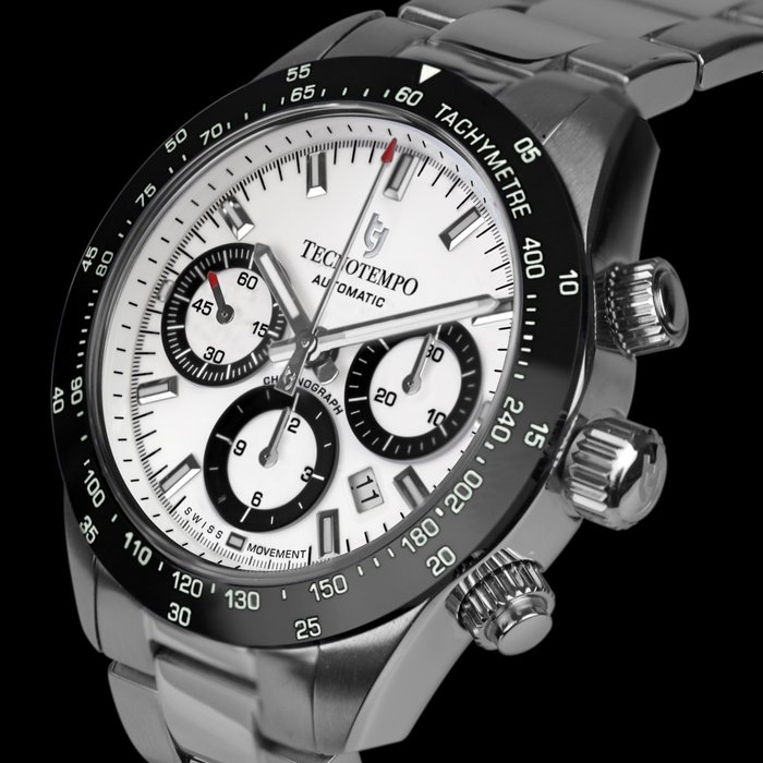 Tecnotempo - "Chrono Round" - Designed and Assembled in Italy - Swiss Movt - Limited Edition - - TT200ROAB - Mænd - 2011-nu