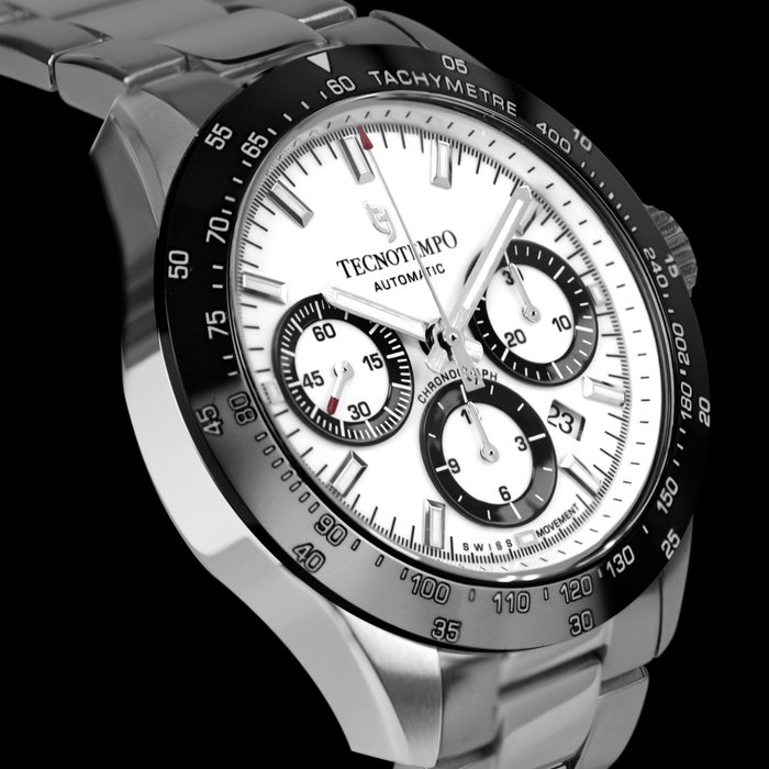 Tecnotempo - "Chrono Round" - Designed and Assembled in Italy - Swiss Movt - Limited Edition - - TT200ROAB - Mænd - 2011-nu