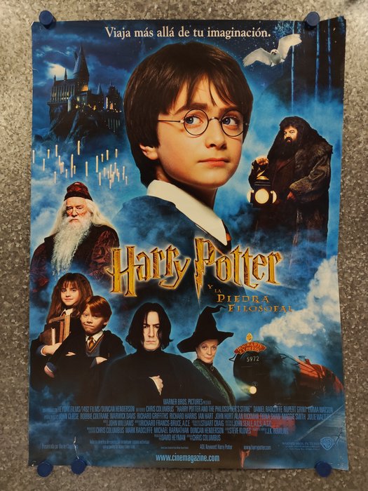 Harry Potter - The Sorcerer's Stone and the Chamber of Secrets - 2 Original Spanish Poster year 2001 - 2002