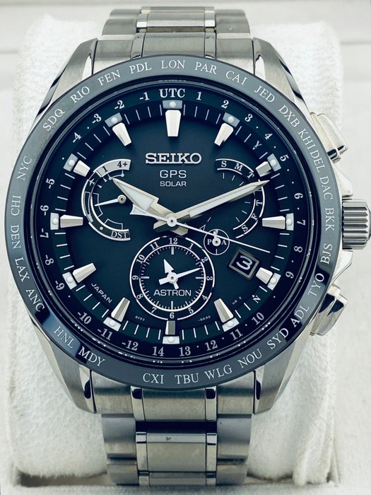 Seiko - Astron GPS Solar - Ingen mindstepris - 8X53 0AB0-2 - Mænd - 2011-nu