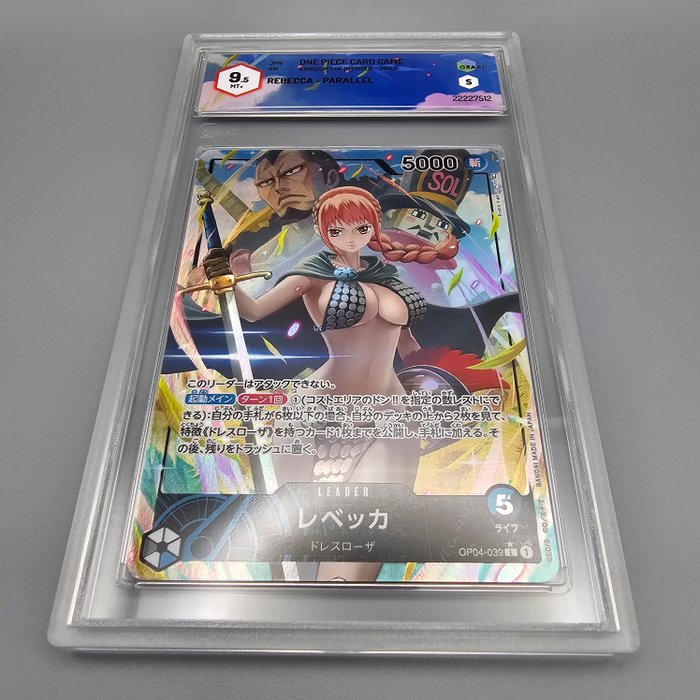 Rebecca [Alternate Art] OP04-039 L Graded card - Graad 9.5