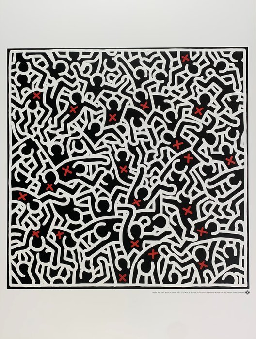 Keith Haring (1958-1990) After - Untitled April, 1985