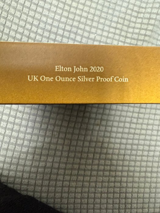 Storbritannien. 2 Pounds 2020 Elton John, 1 Oz (.999) Proof  (Ingen mindstepris)