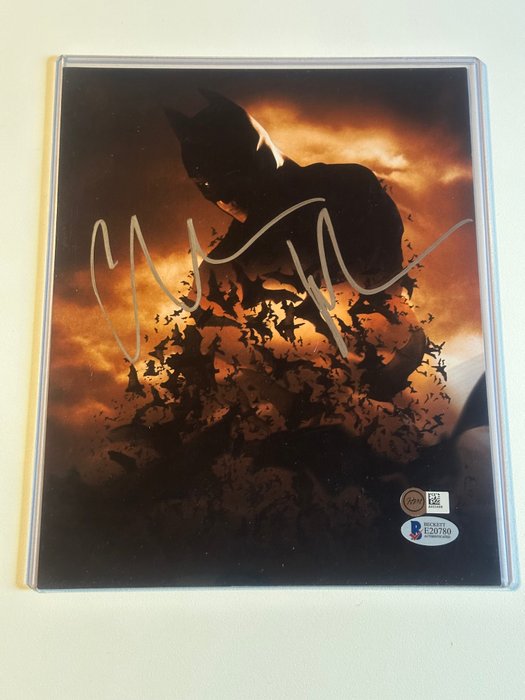 The Dark Knight - Christian Bale (Bruce Wayne/Batman) - Signed in Person - with Beckett Certificate - Autograph, photo