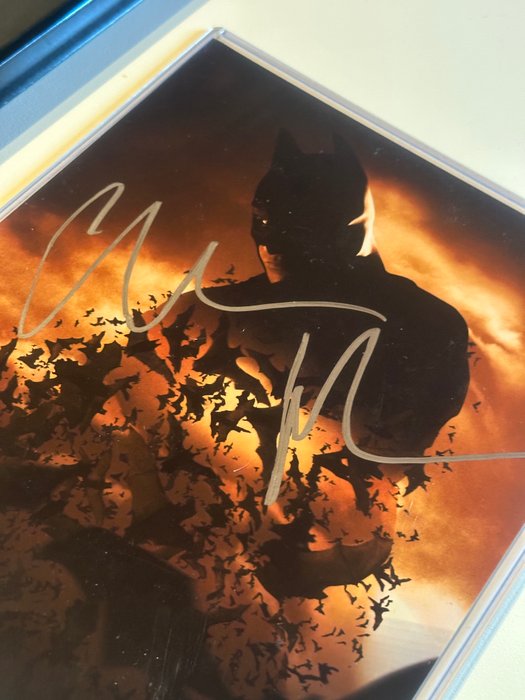 The Dark Knight - Christian Bale (Bruce Wayne/Batman) - Signed in Person - with Beckett Certificate - Autograph, photo