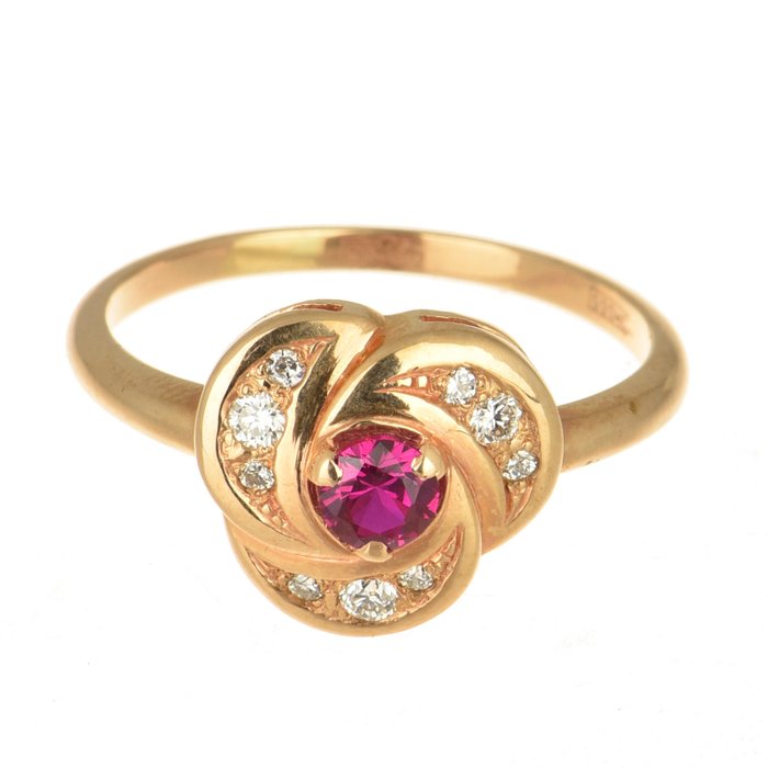 Ring - 14 karat Rosaguld