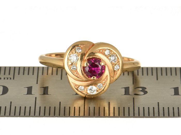 Ring - 14 karat Rosaguld