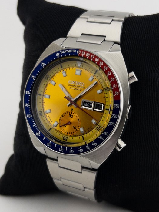 Seiko - Pepsi Pogue " Yellow Dial " - Ingen mindstepris - 6139-6002 - Mænd - 1970-1979