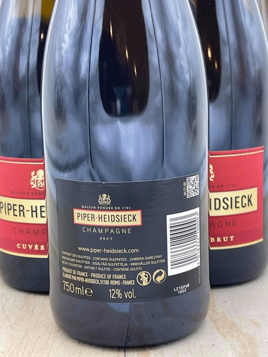 Piper Heidsieck, Piper-Heidsieck - Champagne Brut - 6 Flasker (0,75 L)