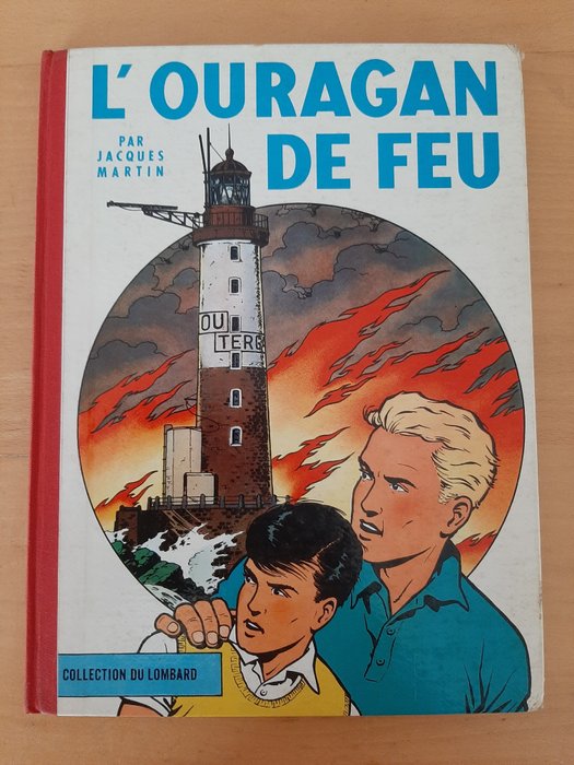 Lefranc T2 - L'Ouragan de feu - C - 1 Album - Første udgave - 1961