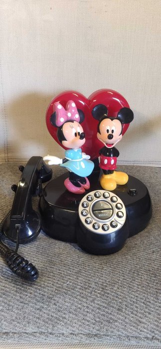 Walt Disney - Analog telefon - Plast - taler og bevæger sig