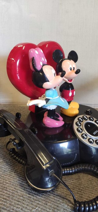 Walt Disney - Analog telefon - Plast - taler og bevæger sig